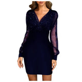 Dress Women Sequins Sexy Summer Dress Female Retro Elegant Party Mini Dresses Casual Elegant Dresses sukienki