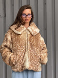 Autumn And Winter New Temperament Collar Short-Term Warm Long-Sleeved Fur Coat