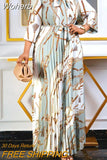 Pleated Dress Spring Clothes African Dresses For Women Club Outfit Dashiki Ankara Evening Party Robe Femme Africa Clothing-Outfit