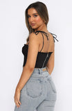 Lace Up Ruffles Crop