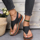 New Women Summer Shoe 2022 Platform Non-slip Sandals Women Closed Toe Wedge Sandals Ladies Light Casual Shoes Large