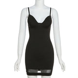 hirigin Summer 2022 Women Sexy Sleeveless Bandage Dress Elegant Sparkly Celebrity Bodycon Party Dress Ladies