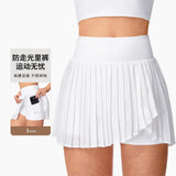 Tennis Skirt Running Yoga Badminton Short Skirt With Safety Pants