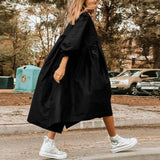Female Leopard Party Baggy Dress Elegant Print Dress Women Long Midi Dress 2021 Autumn Summer Sundress Long Sleeve