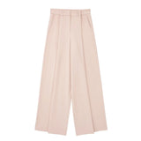 Spring Style Feather Straight Suit Jacket 8216707 High Waist Trousers 8470707-Outfit