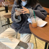 Side Can Wear Women Coat 2020 Winter Korean Loose Lining With Fluff Hooded Female