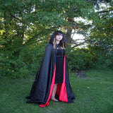 Cloak Costume Double-sided Cape Vampire Cosplay Fancy Dress Decoration 2021 Horror Atmosphere Robe Unique Party