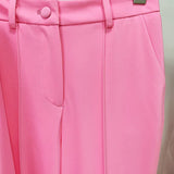 Star Professional Fashion Fashion A Buckle Button Long Suit + Small Trousers Set Two