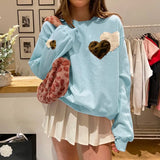 Print Y2K Grunge Cute Sweatshirts Autumn Loose Aesthetic 90s Chic Outfits Streetwear Vintage Korean Clothes