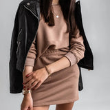 Fashion Lady Skirt Suits Sexy Sleeveless Tops And Casual Drawstring Skirts Outfits Summer Women Two Piece Sets