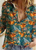 shirts casual long sleeved blouses plus size