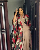 African Clothes for Women Two Piece Set Dashiki 2023 Fashion Long Dress Sets Pants Suits Outfits Party Dresses Plus Size-Outfit