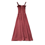 Women 4 Colors Square Collar Sleeveless Summer All-match Korean Style Elegant Students Party Mujer De Moda Vestidos