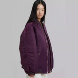 Autumn And Winter Men And Women With The Same Loose Zip Cotton Flying Jacket Women Ins Small Fragrant Style Baseball