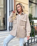 Women's Clothing 2025 Autumn And Winter New Hairy Casual Clip Long-Sleeved