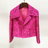New Star Fashion Rosy Series Of Brocing Heavy Industry Nails Short Sleeve