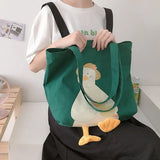 Luxury Designer Handbags 2020 New Cute Duck Women Shoulder Bag Casual Canvas Small Bag Large Capacity Conventional Hand