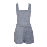 Women Casual Loose Overall Jumpsuit Strap Romper Ladies Summer Beach Holiday Mini Playsuit Shorts Trousers