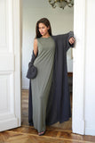 2025 New Long Covered Women's Haired Knitted Sweater Cardigan Premium Shawl