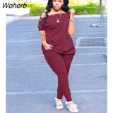 Basic Women 2pcs Set Faith Letter T-shirt and Leggings Pants Set Sweatsuit Tracksuit Two Piece Set Fitness Outfit 2023-Outfit