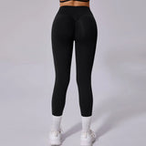 Woherb Embarrassment Quick Dry Tight Yoga Pants With Belly And High-Waist Fitness Pants For Running Pants-Outfit
