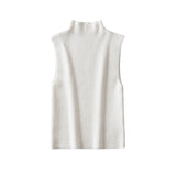 New Spring Style Simple And Slim Rib Knitted Blouse-Outfit