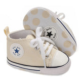 Boys Girls First Walkers Shoes Infant Toddler Soft Sole Anti-slip Baby Shoes Newborn Canvas Baby Sports Sneakers